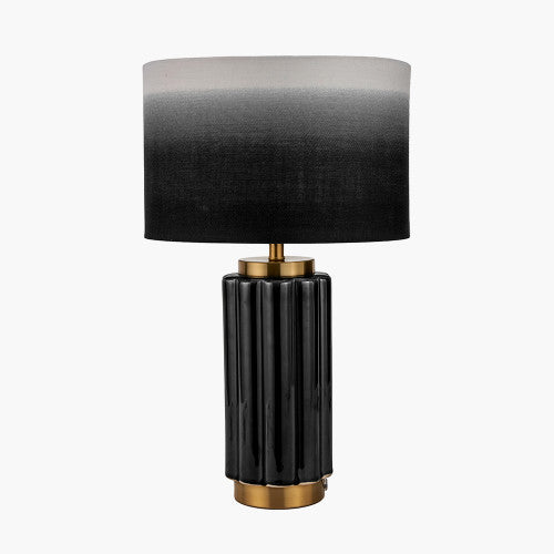 Black Ceramic Vase