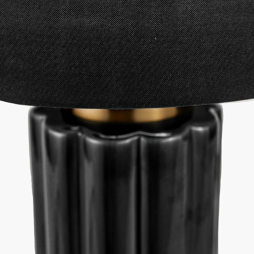 Black Ceramic Vase