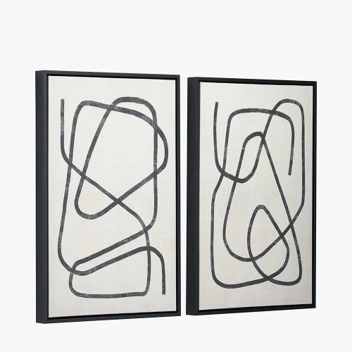 2 Set Abstract Canvas