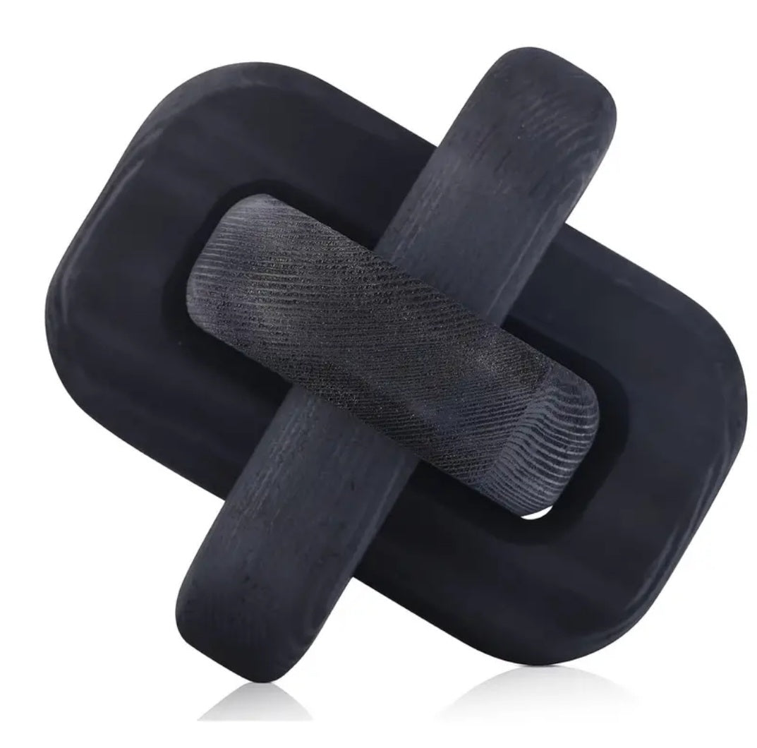 Black Ceramic Ornament