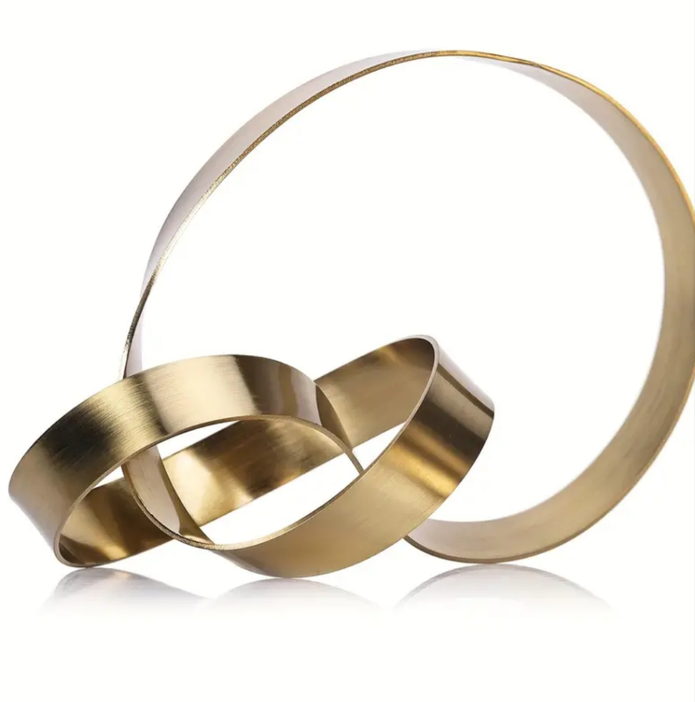 Gold Metal Sculpture