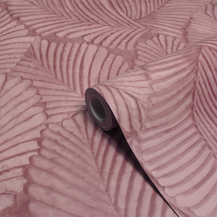 Pink Leaf Wallpaper