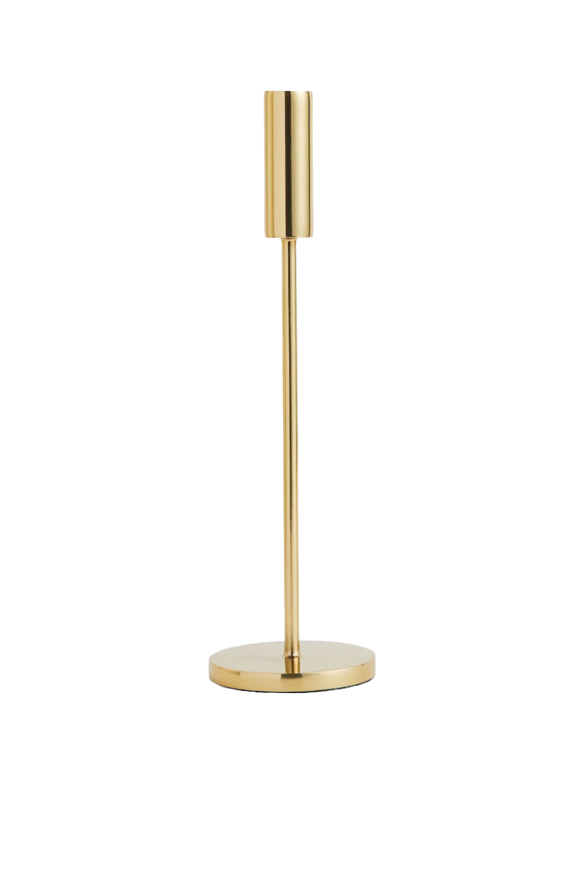 Tall Gold Candle