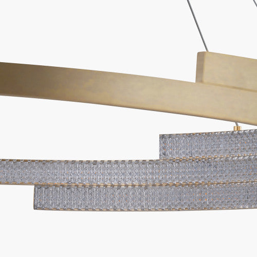 Gold Metal LED light pendant