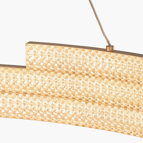 Gold Metal LED light pendant