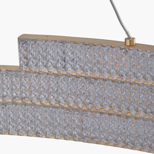 Gold Metal LED light pendant