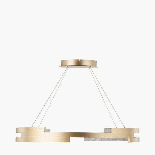 Gold Metal LED light pendant