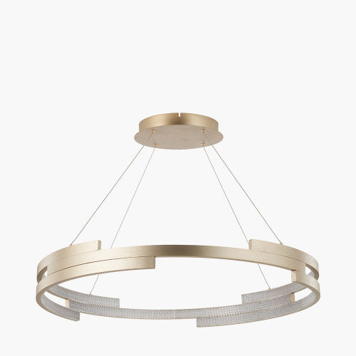 Gold Metal LED light pendant