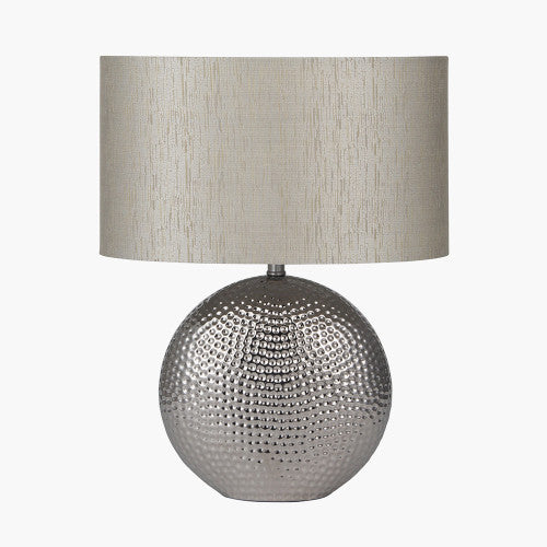 Silver Table Lamp
