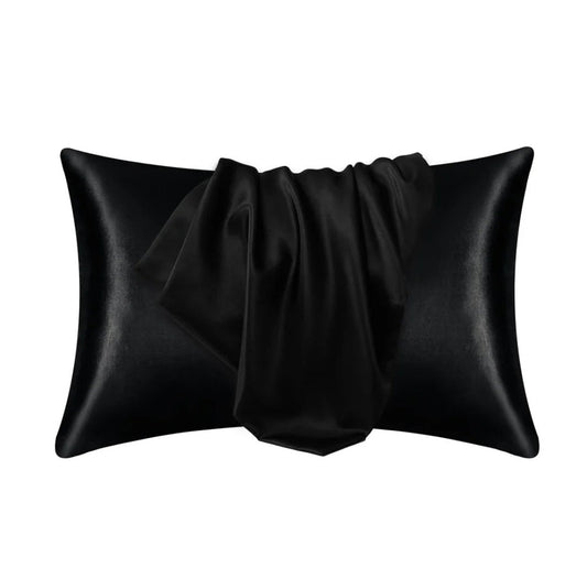 Silk Pillowcase Black