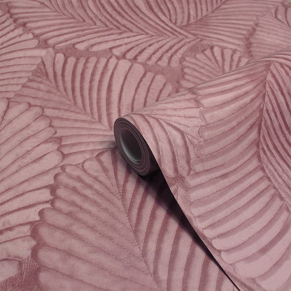 Pink Leaf Wallpaper