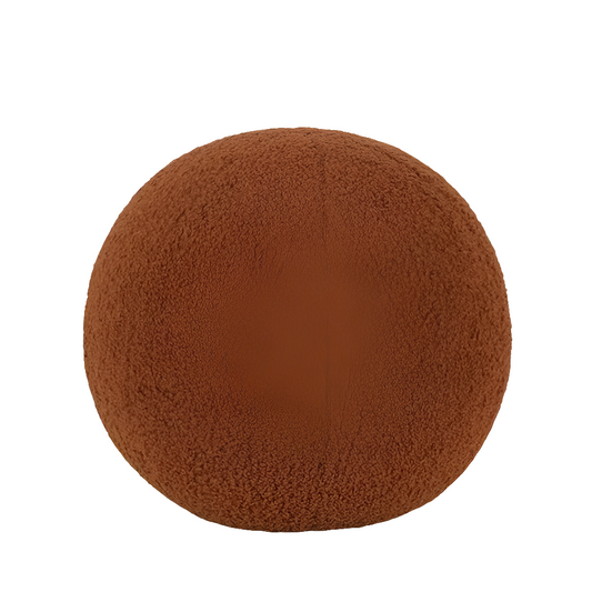Brown Round Cushion
