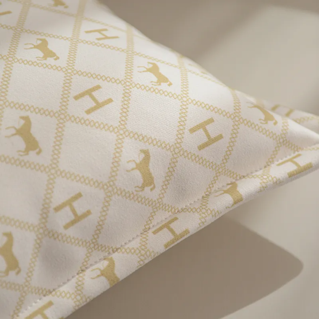 Orange Horse Cushion