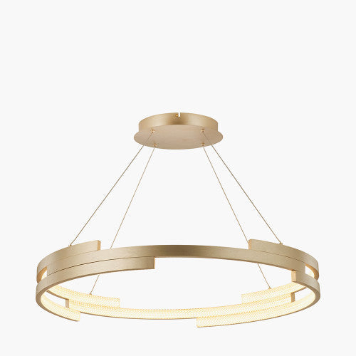 Gold Metal LED light pendant